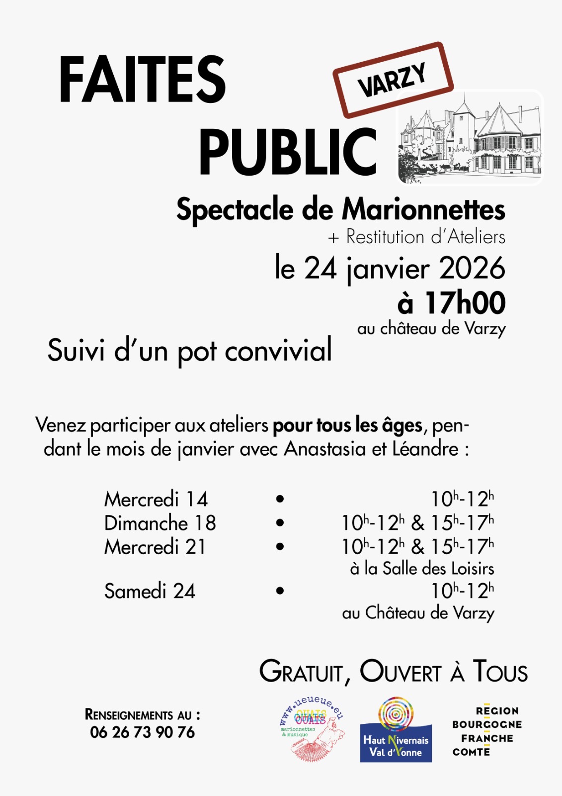 SPECTACLE au CHATEAU